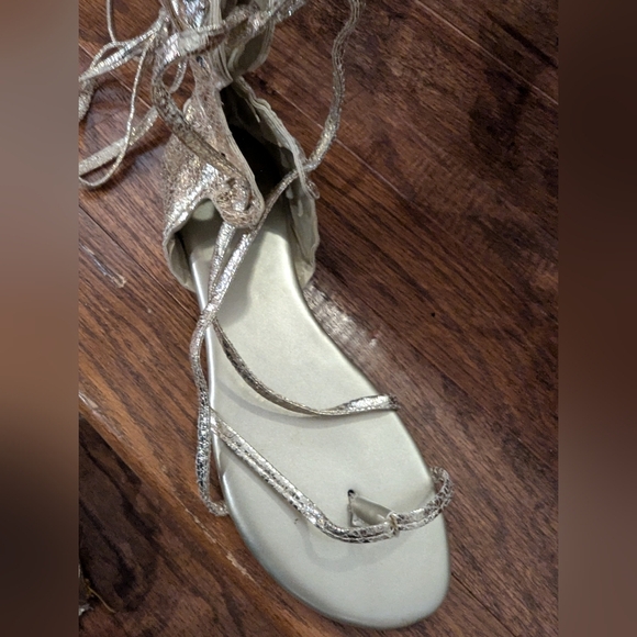 Galo regalo Gold gladiator sandals Roman Sandal EU Size 41 US 10/11 - Picture 5 of 9